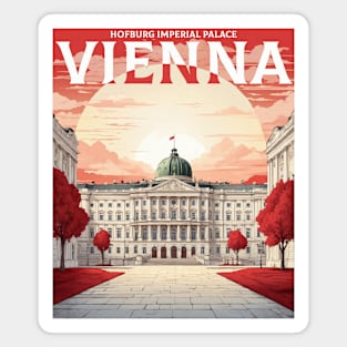 Vienna Austria Vintage Travel Poster Tourism Magnet